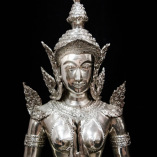 Sliver Thai Female Figure