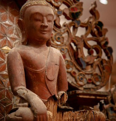 Antique Wooden Buddha